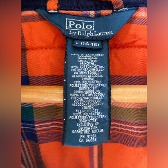 Polo boys navy puffer vest - Picture 4 of 5